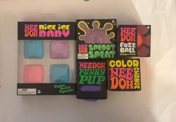 NeeDoh Stress Toy Bundle Lot of 5