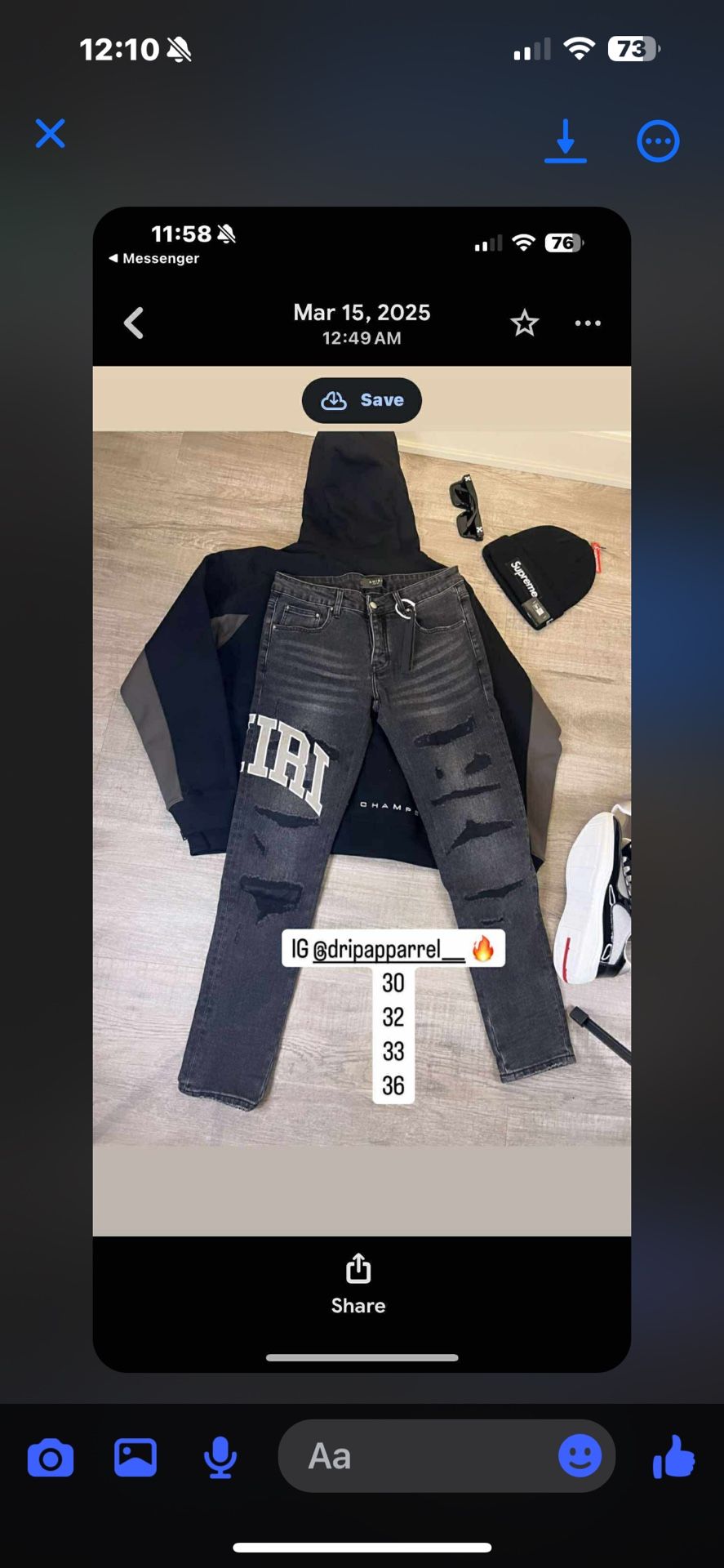 Amiri Jeans