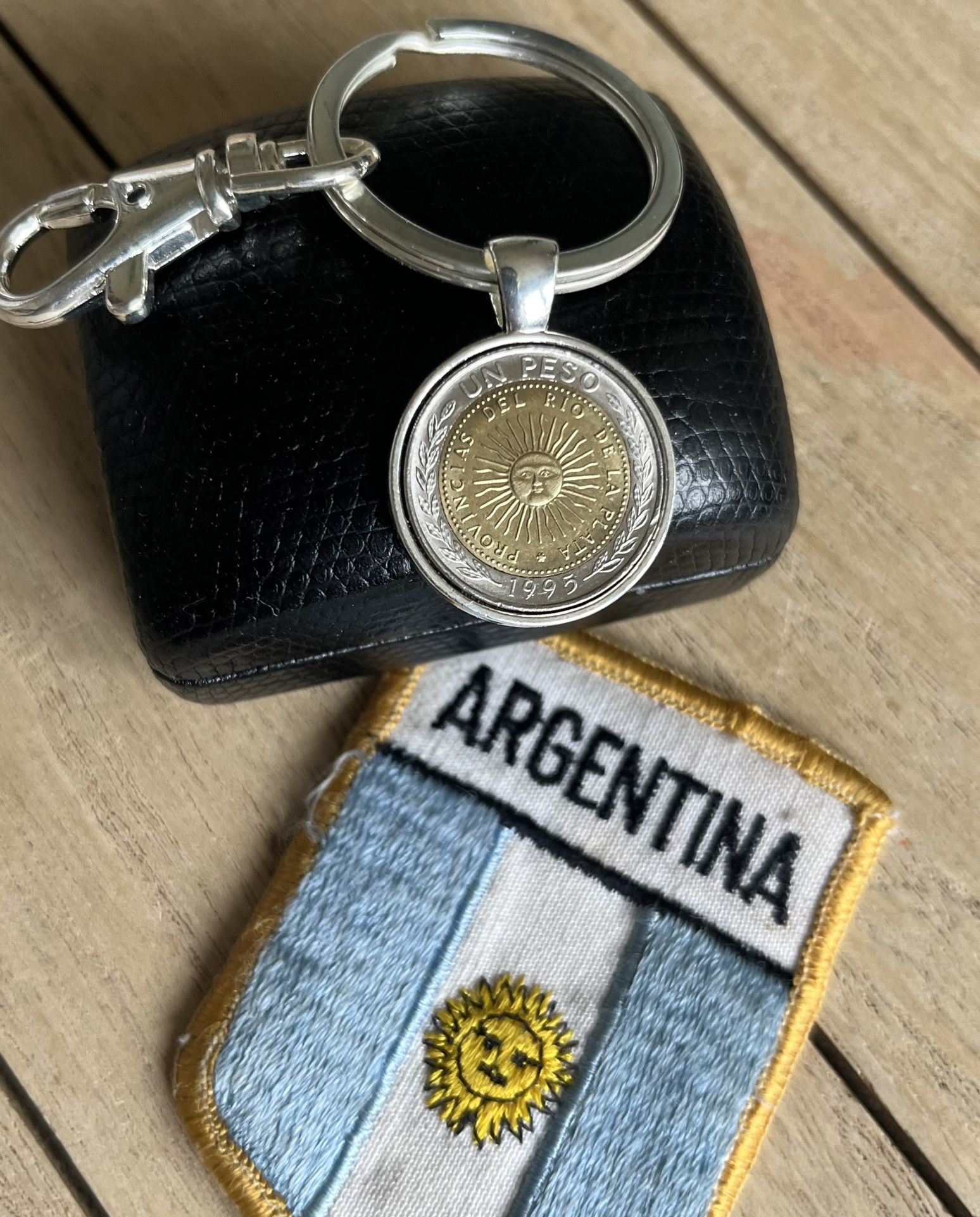 Argentina Coin Keychain