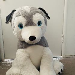 Jumbo Size Husky Wolf Stuffed Animal 