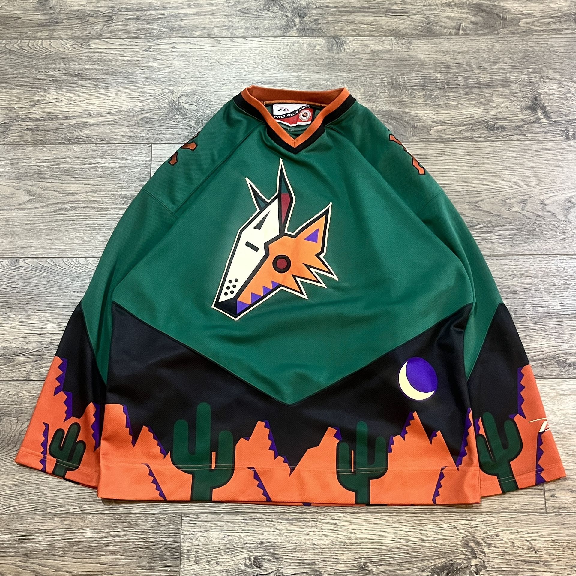 Vintage 90s Pro Player Phoenix Coyotes Alternate Valley Jersey Size XL