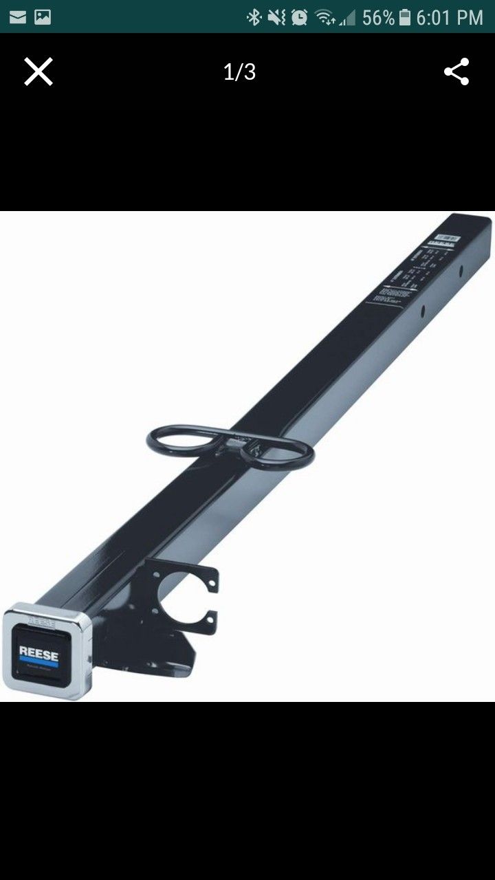 reese rv tow extension bar, new in box