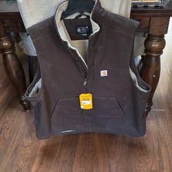NEW CARHARTT lined vest XL