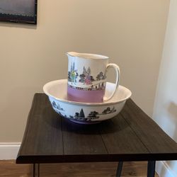 Wash Bowl & Pitcher