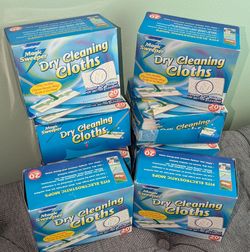 Dry Cleaning Cloths  - lot of 8 NEW boxes