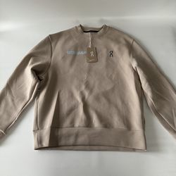 ON -  Size medium men by artist Sentrock - Joseph Anthony Perez  tan sweatshirt