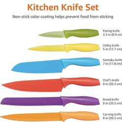 Colored Knife Set