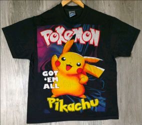 Nintendo Pokemon Promo Pikachu Legendary Birds AOP T Shirt Size XL #12