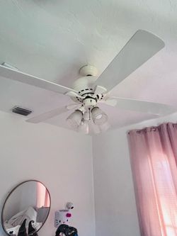 White Celling Fan