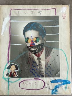 Original Mixed Media Art Leobardo Huerta
