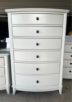 Gray Dresser with Nightstand
