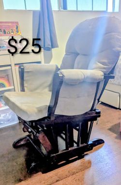 USED- Gray/Nursery Chair $25