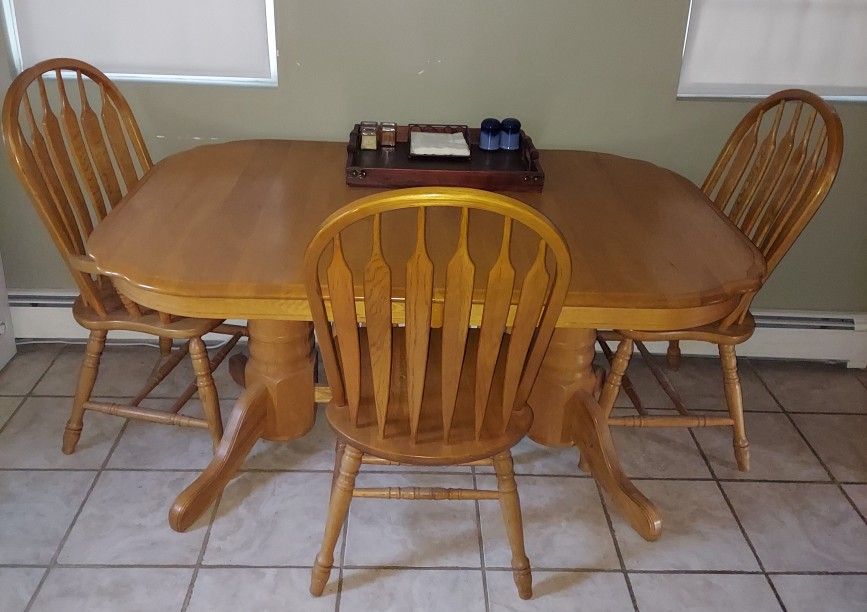 Solid Oak - Custom Kitchen Table