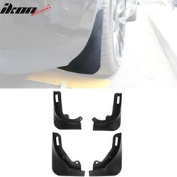 Fits 2020-2024 Tesla Model Y Front Rear Mud Guards Splash Flaps Fender Black PP 4PCS