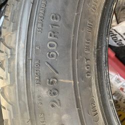 Tire 265/60r18