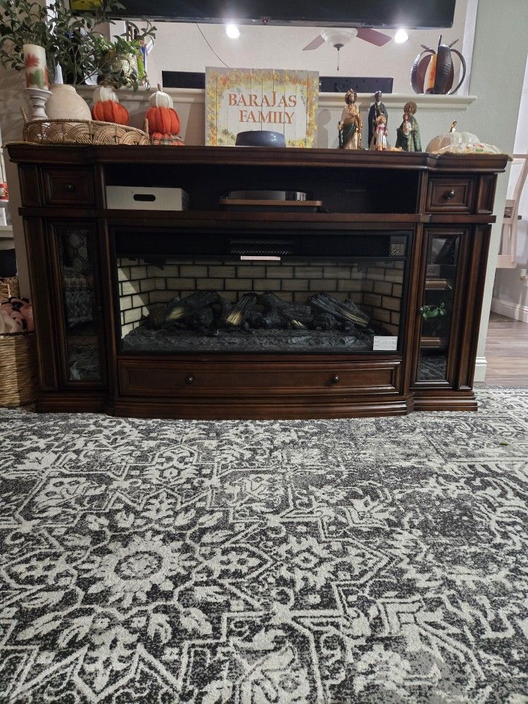 Chimney Electric ,TV Stand
