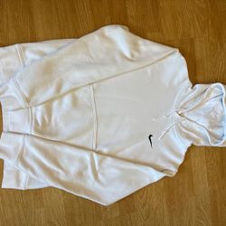 White Nike hoodie