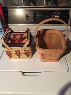 Bear tin Basket sold
