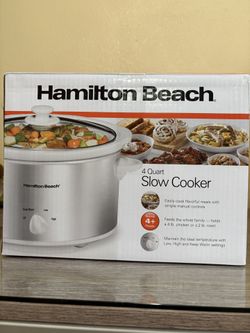 hamiltona beach 4 qt slow cooker - $25 | amazon @ $38.50