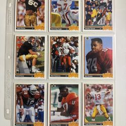 91’ Upper Deck “Star Rookie Cards” Football