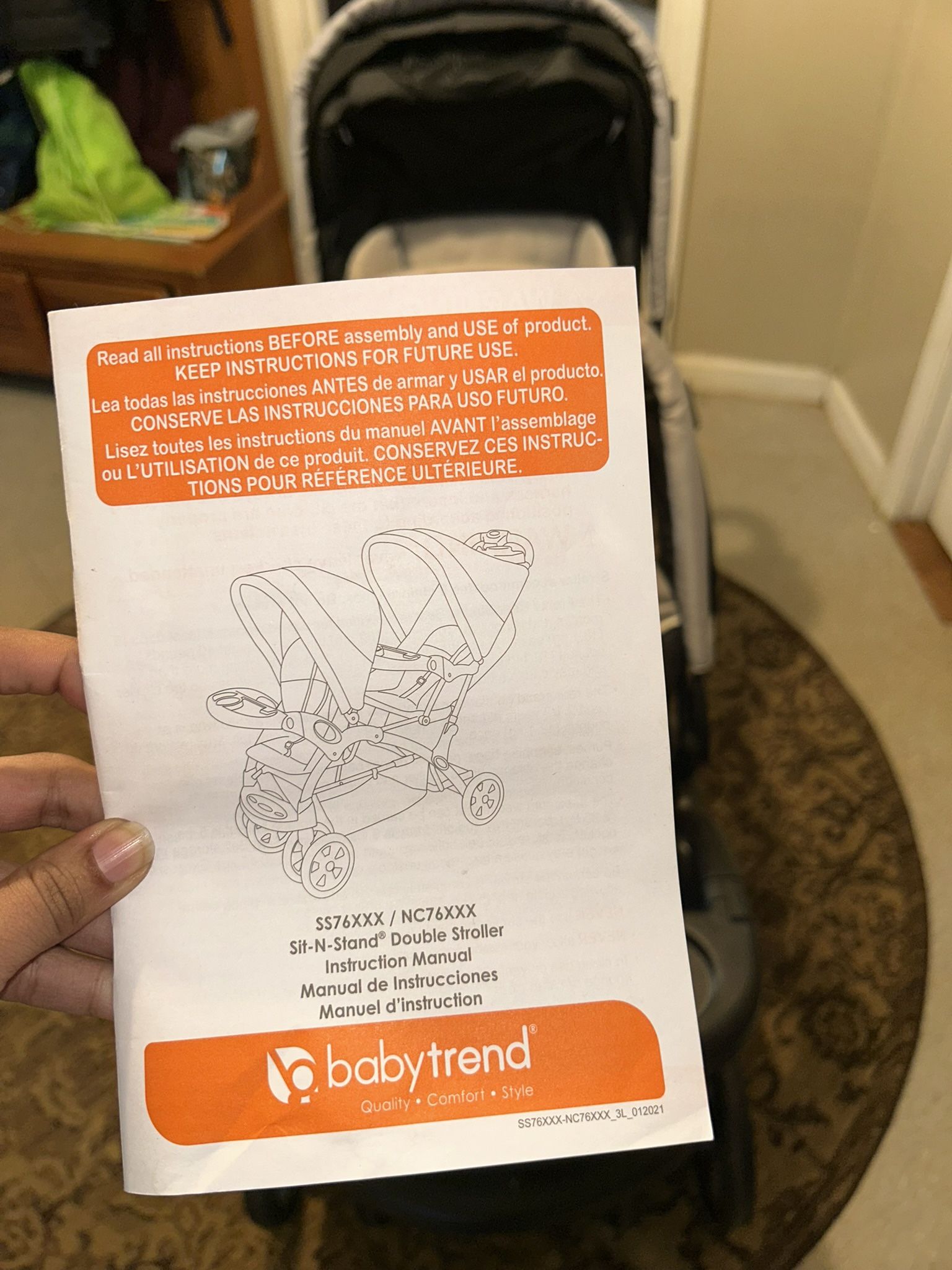 Sit-N-Stand Double Stroller