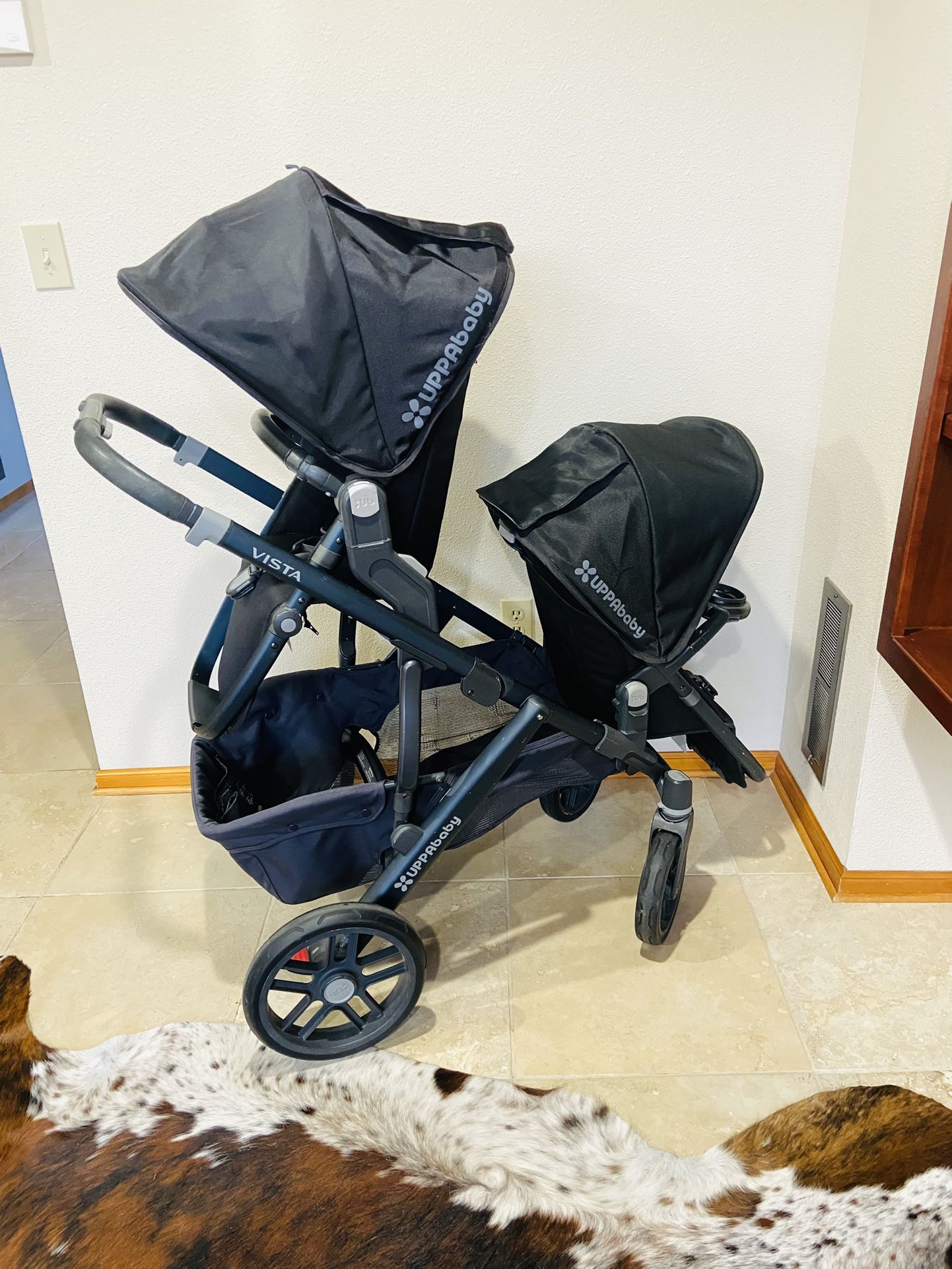 Uppababy Vista Double Stroller black