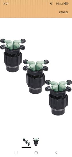 Orbit 67025 Quad Full-Flow Manifold 3 Pack
