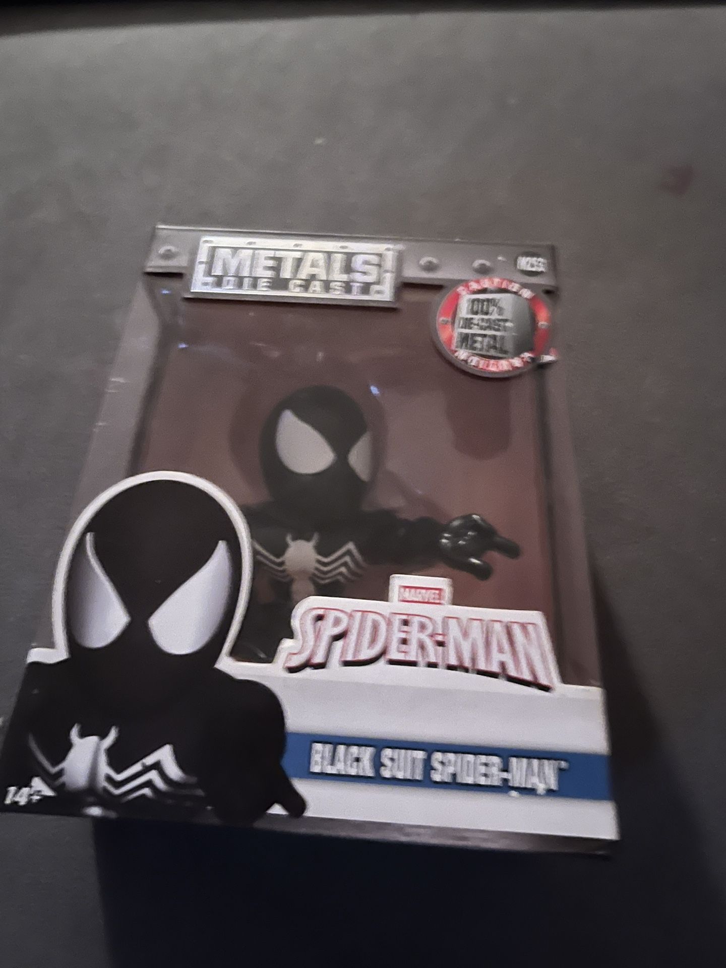 Black Suit Spider Man Metal Diecast