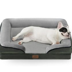 Bedsure Orthopedic Dog Bed for Medium Dogs - Waterproof Dog Sofa Beds Medium, Supportive Foam Pet Couch Bed with Removable Washable Cover, Waterproof 