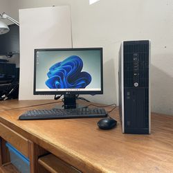 HP Computer Complete System with Monitor ~ Windows 11 Pro