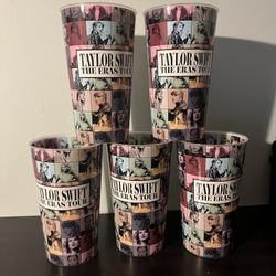 5 Taylor Swift Eros Tour Cups