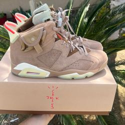 Jordan 6 Travis Scott British Khaki Size 10.5