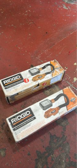 $45 each Ridgid 18 volt cordless LED worklight