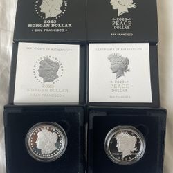 2023 S Morgan & Peace Silver Dollar