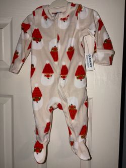 3-6 month baby boy Christmas pjs