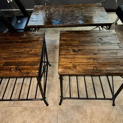 3 Piece Coffee & End Table Set 