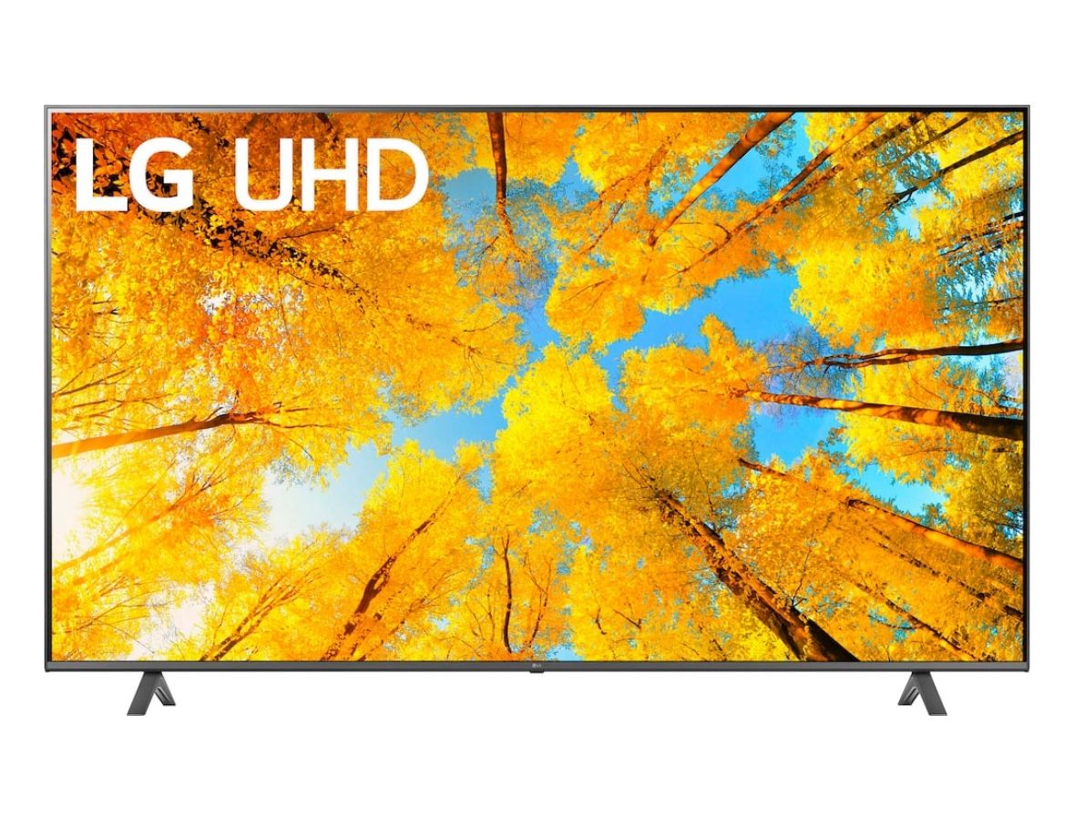 LG - 55” Class UQ75 Series LED 4K UHD Smart + Full Motion TV Wall Mount for 47–84" TVs - Black