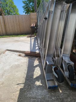 Werner PT310-4C 10 ft Type IA Alum Platform Ladder w/Casters