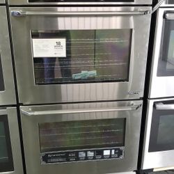 New Open Box Dacor Electric Double Wall Oven Stainless Steel 