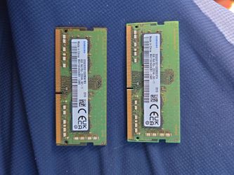 2 x 8GB Samsung DDR4 3200 RAM