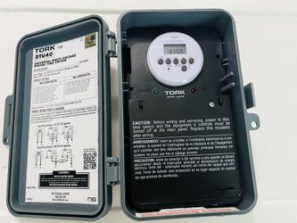  TORK DTU40 Indoor/Outdoor, 7-Day 40-Amp Universal Multi-Volt Digital Appliance Timer -