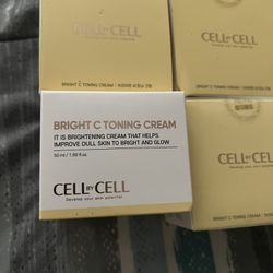 Bright C Toning Cream  4 Creams For 100$
