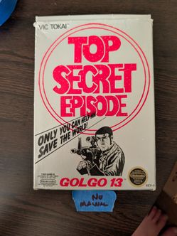 Golgo 13 NES Boxed, No Manual