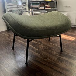 Lounge Chair Ottoman CB2 BURROW MCM STYLE