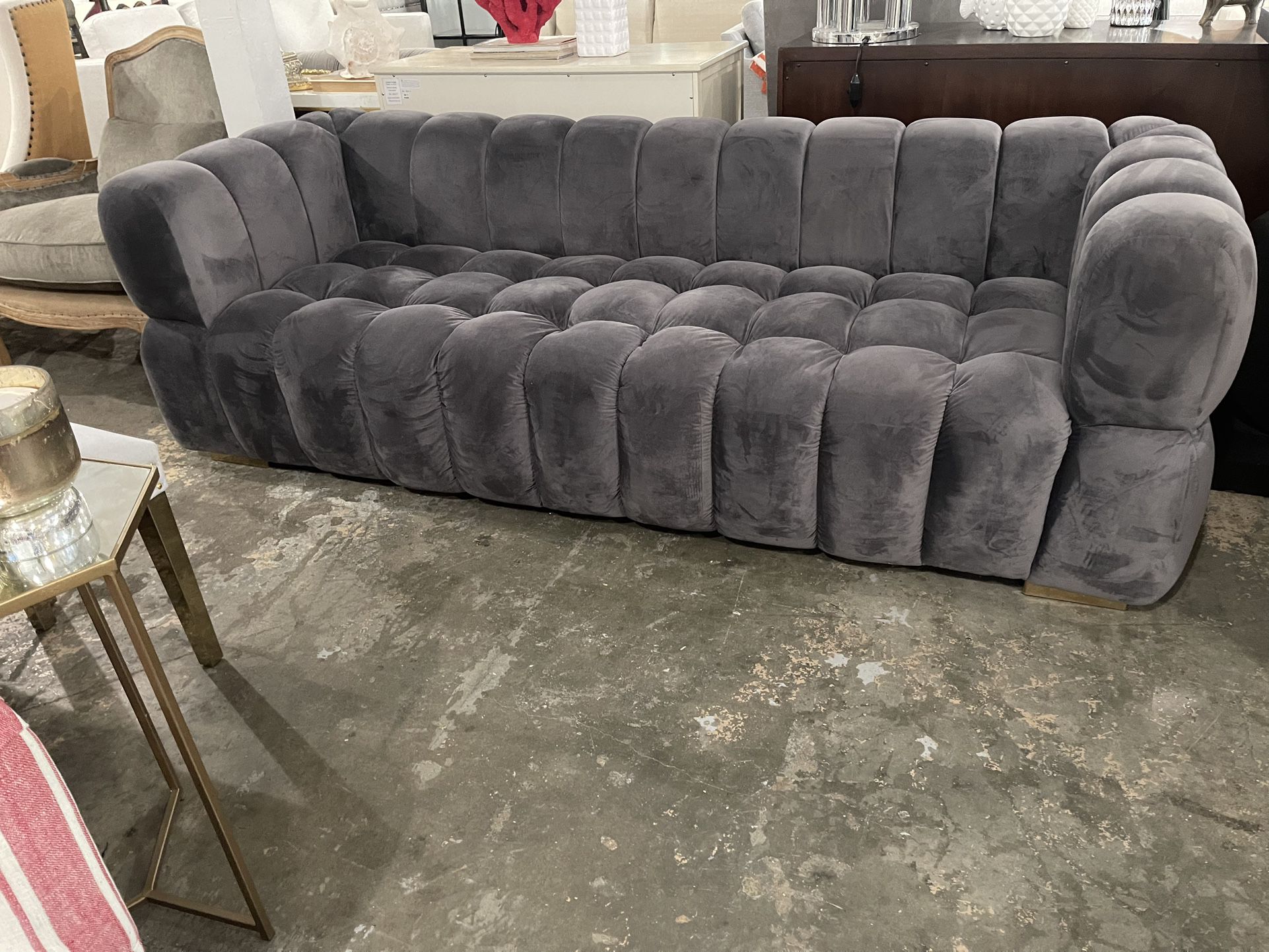 Bubble Grey Sofa Delivery Available 