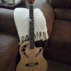 Ovation Style Acoustic Guitar New
