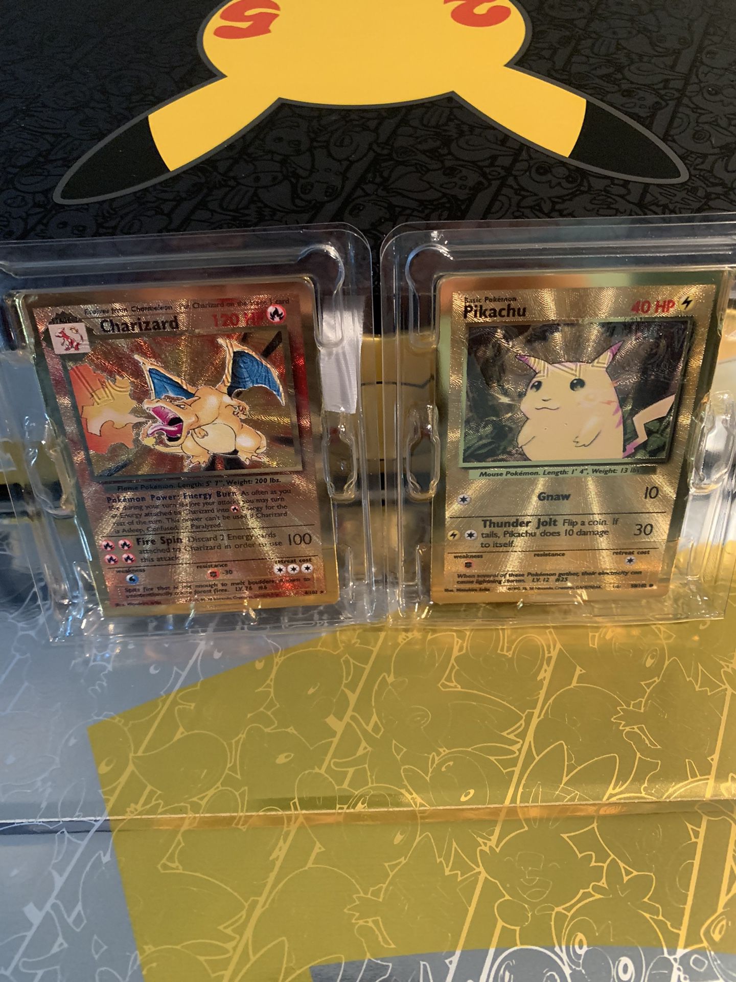 Pokémon Premium Celebrations Metal Cards Charizard And Pikachu