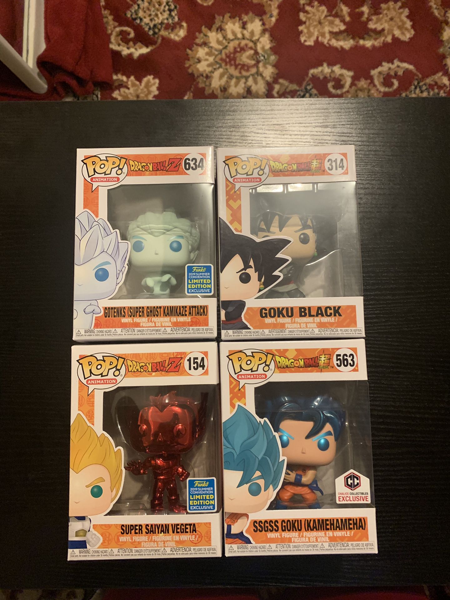 Dbz funko Exclusives all mint condition!!!