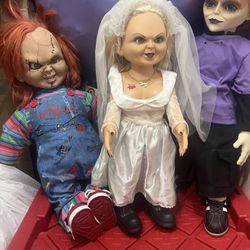 Chucky Doll Glenda Doll And Tiffany Doll 