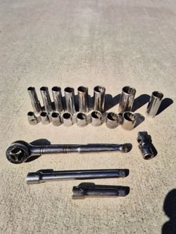 Craftsman Original USA Mfr 3/8 Drive Set EE series